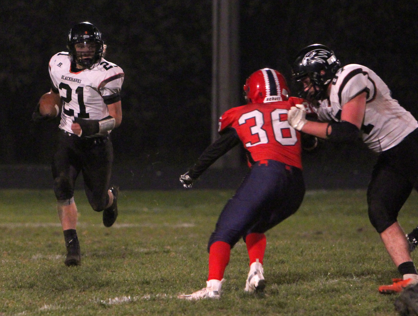 Bloomer football at Spencer/Columbus 10-26-18